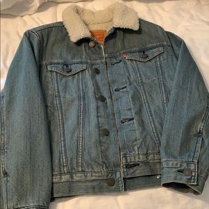 Levi’s Faux Fur Trucker Jacket